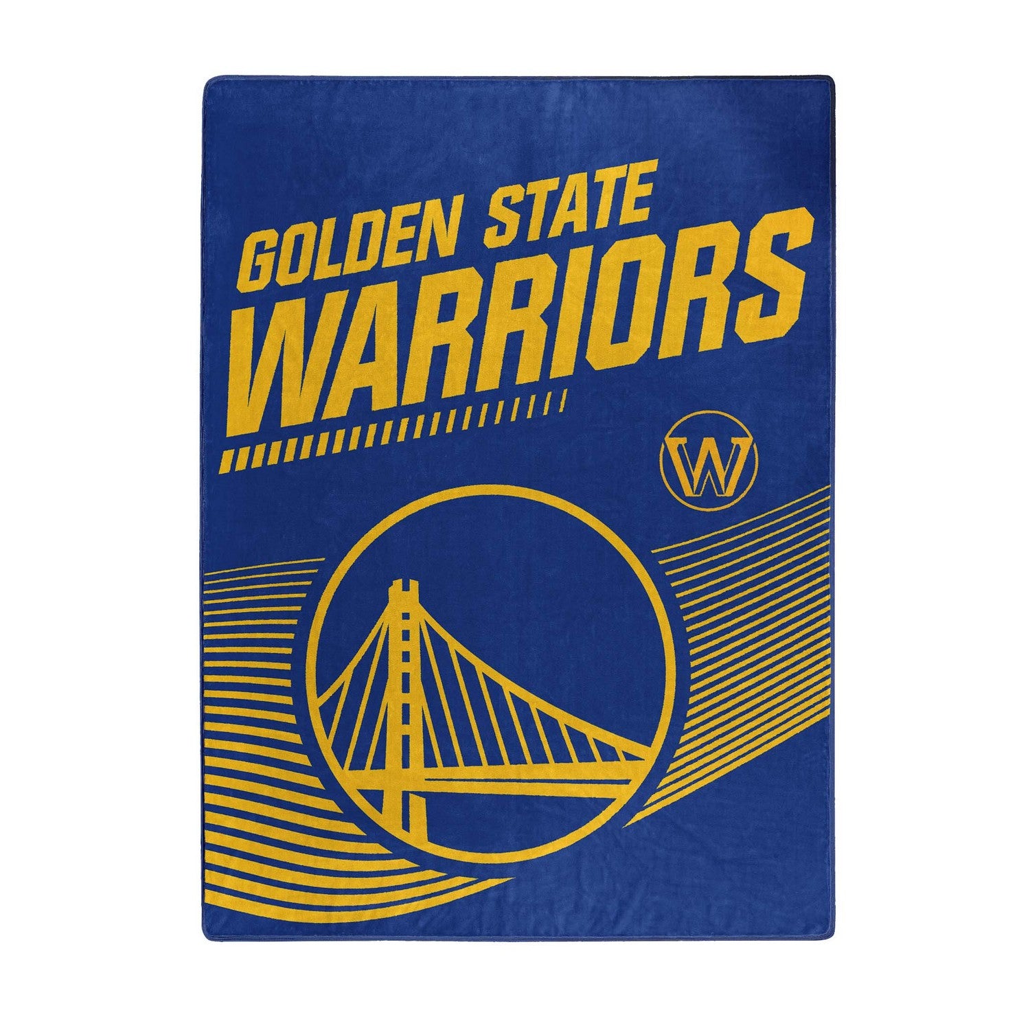 Golden State Warriors NBA Officially Licensed Raschel Throw Blanket 60x80