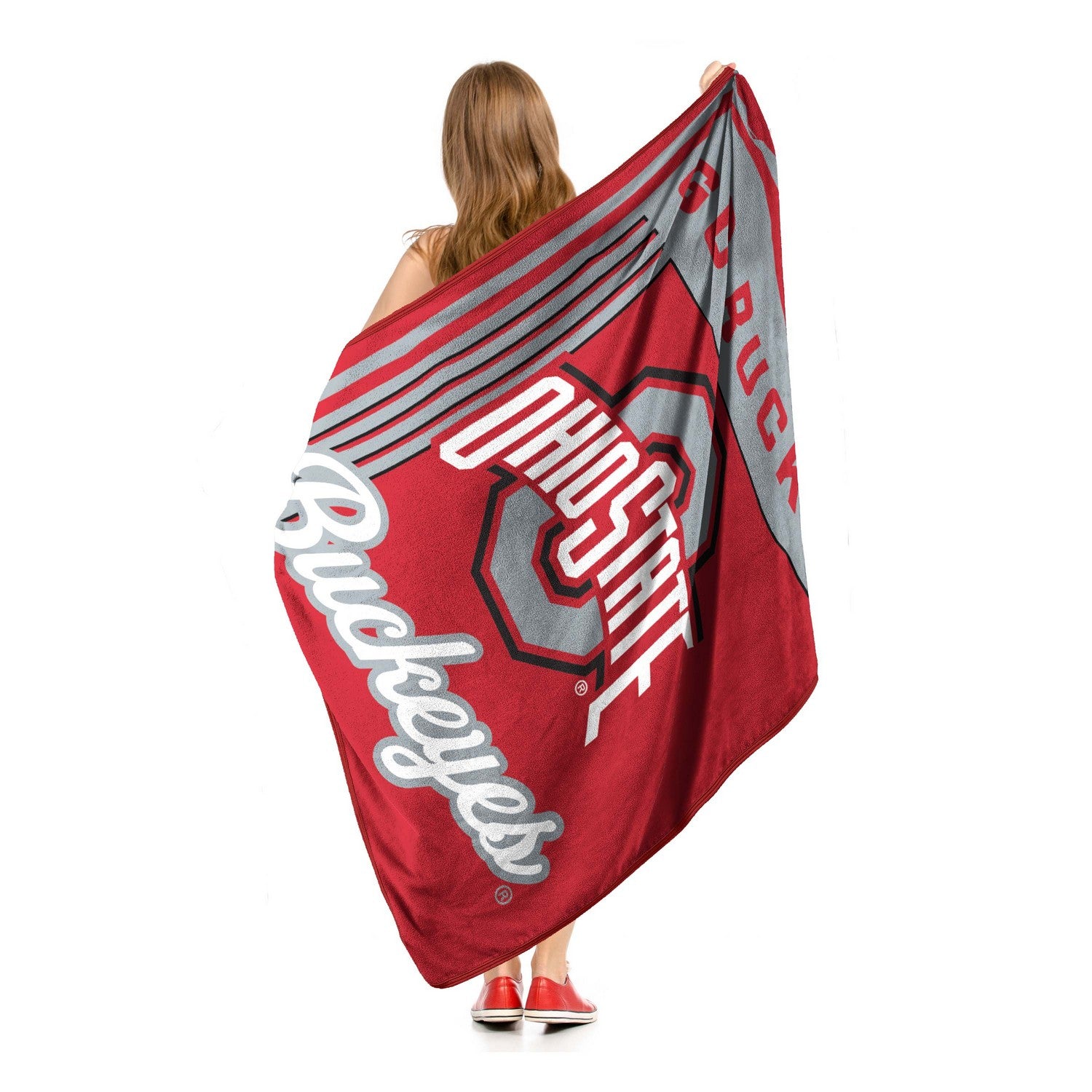 Ohio State Buckeyes NCAA Officially Licensed Throw Blanket 46x60