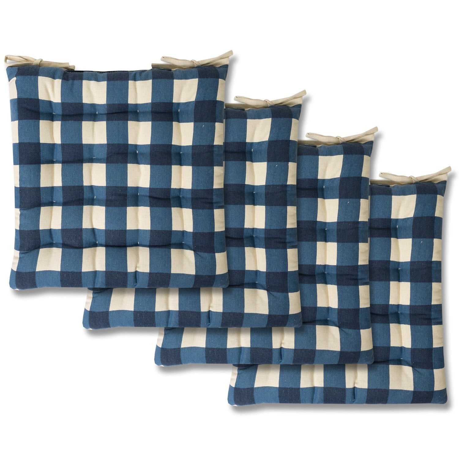 Tufted Chair Cushion Set - Buffalo Check