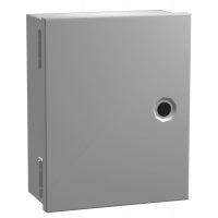 Type 1 Mild Steel Small Wallmount Enclosure N1J Series  Hinge Door with Quarter Turn