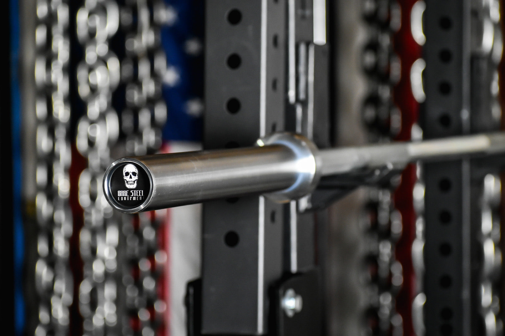 Bare Steel Equipment Stacked Barbell