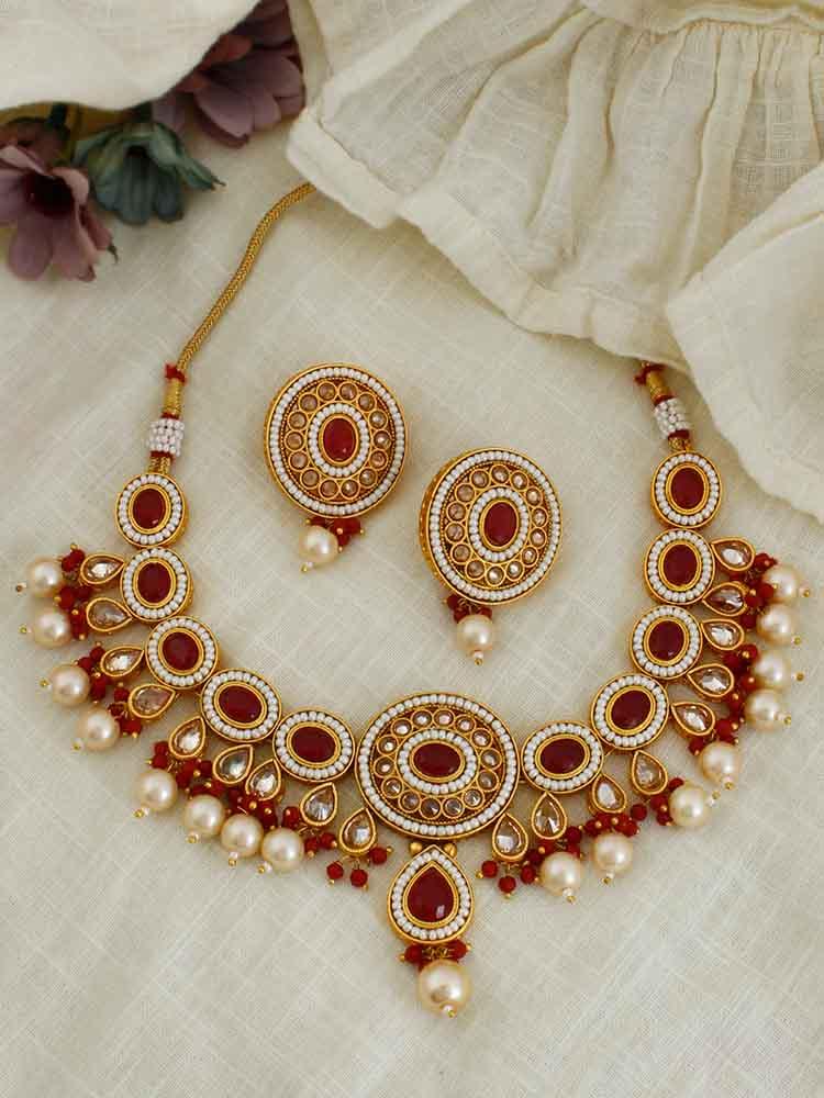 Ruby Shobha Jewellery Set