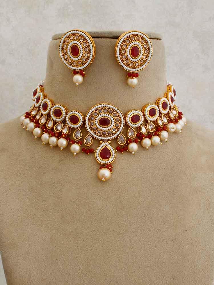 Ruby Shobha Jewellery Set