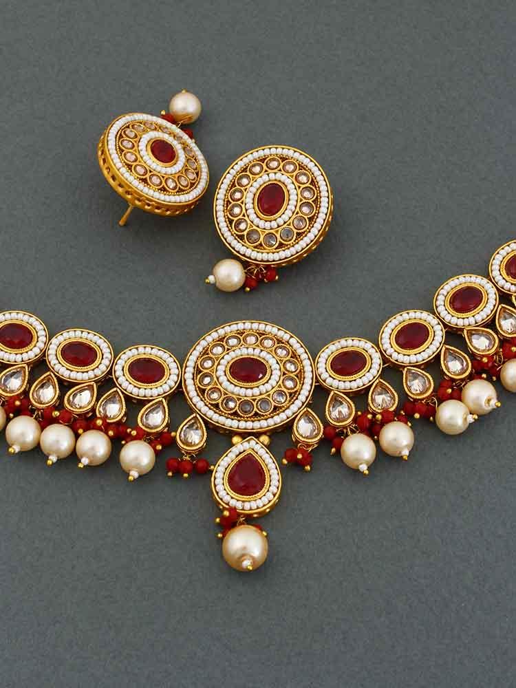 Ruby Shobha Jewellery Set