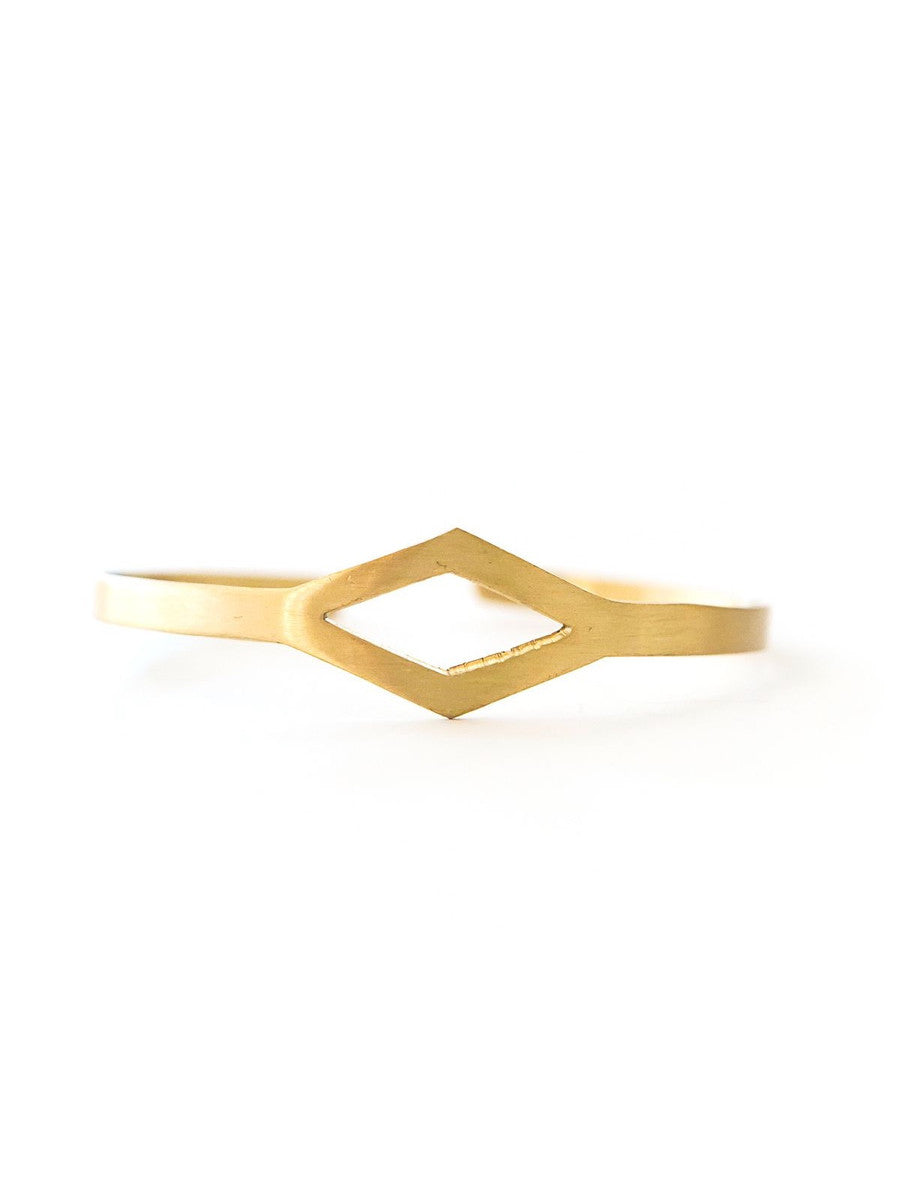 Rhombus Cut Out Cuff