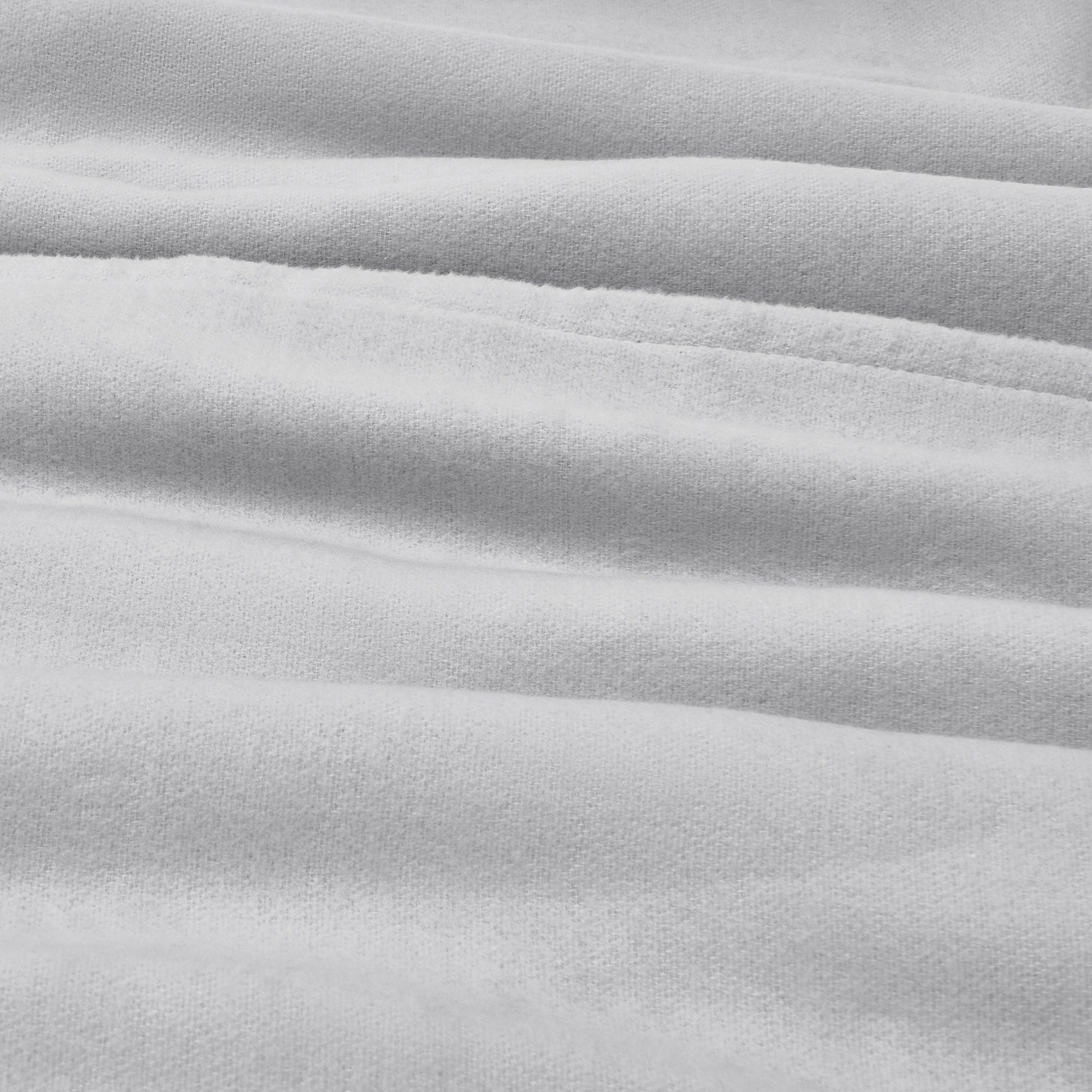 Organic Brushed Cotton Blanket - Pearl