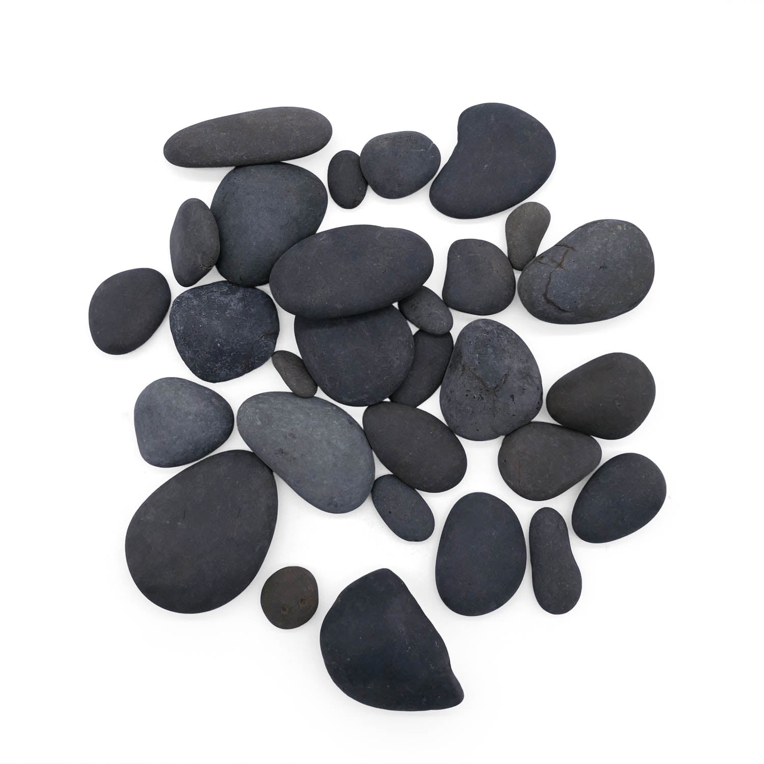 Black Beach Pebbles