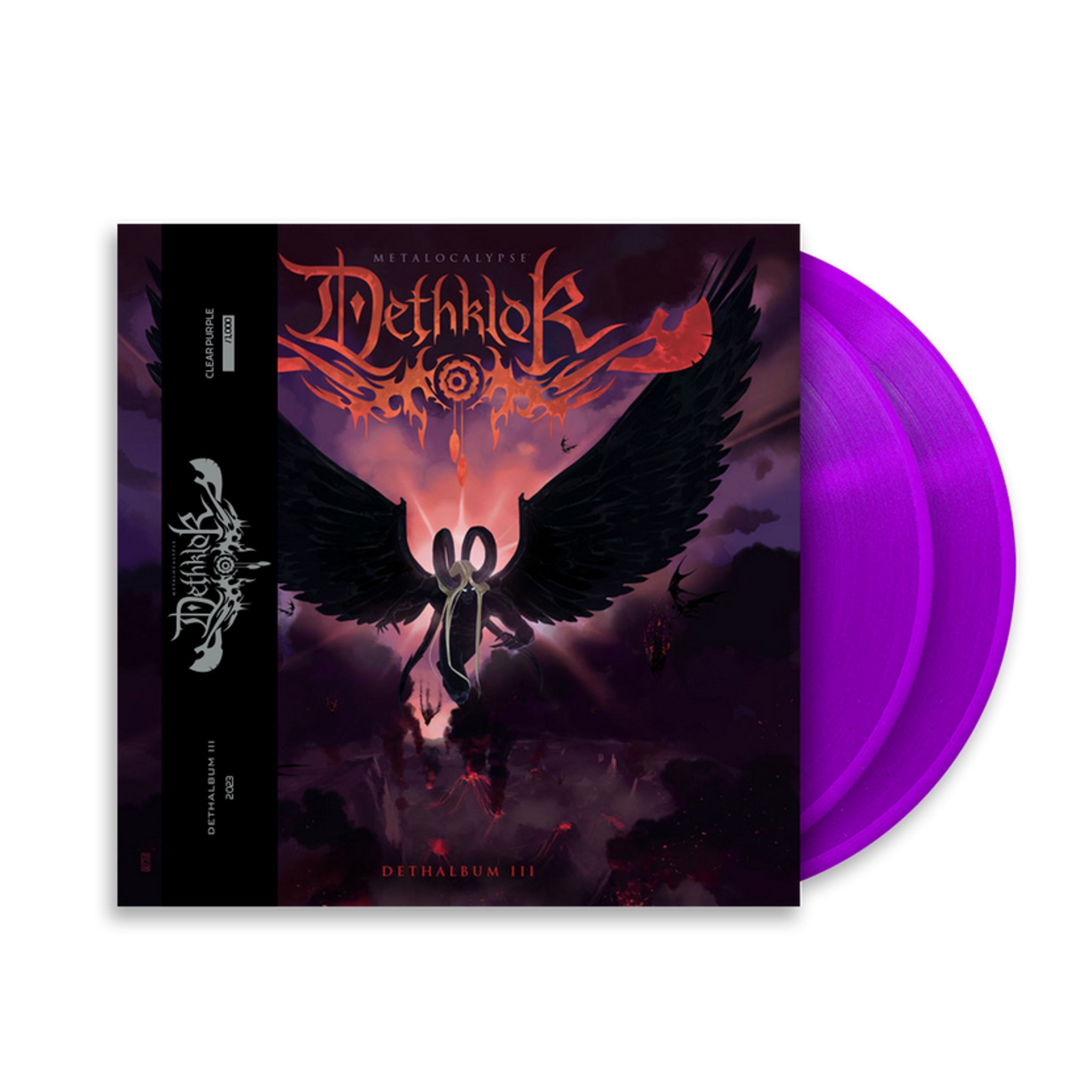 Dethklok - The Dethalbum III (Clear Pink & Purple Vinyl)