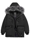 Boys Warm Winter Coat Waterproof Ski Snow Parka Jacket with Fur Hood