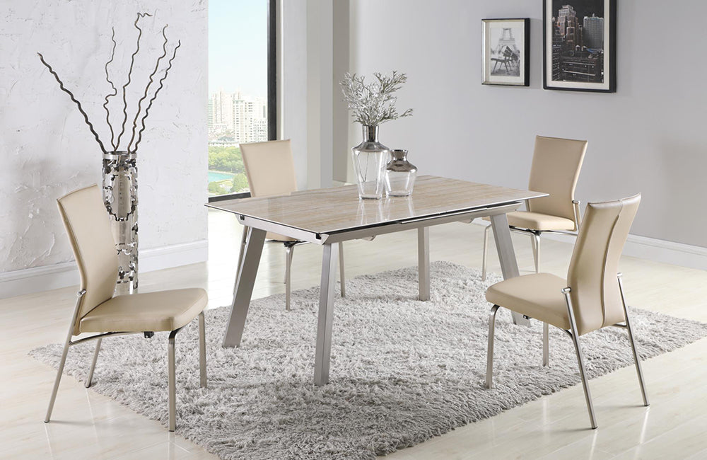 Eleanor Molly 5 pc Dining Set Beige