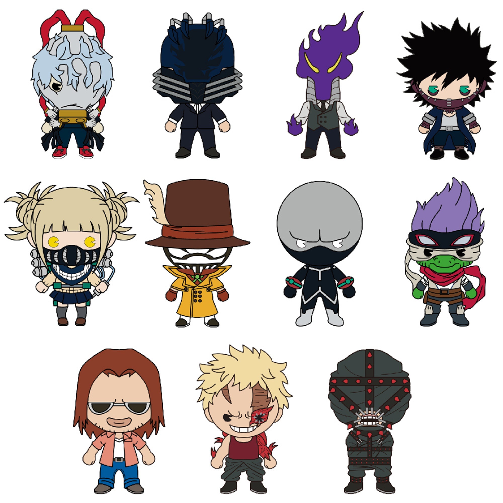 My Hero Academia Villains Collectible 3D Bag Clip Series 6 - Mystery Bag