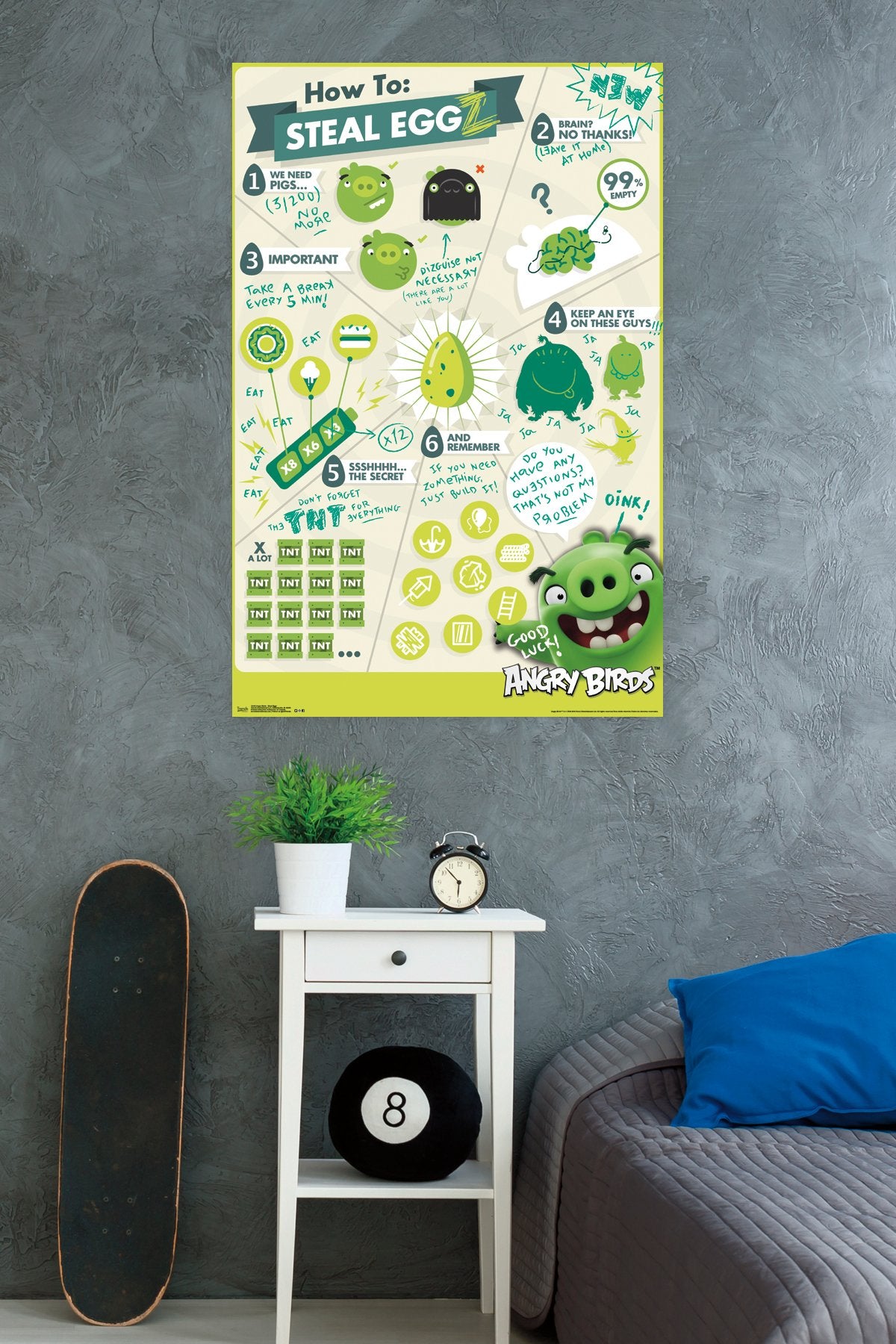 Trends International Wall Poster Angry Birds Steal Eggz