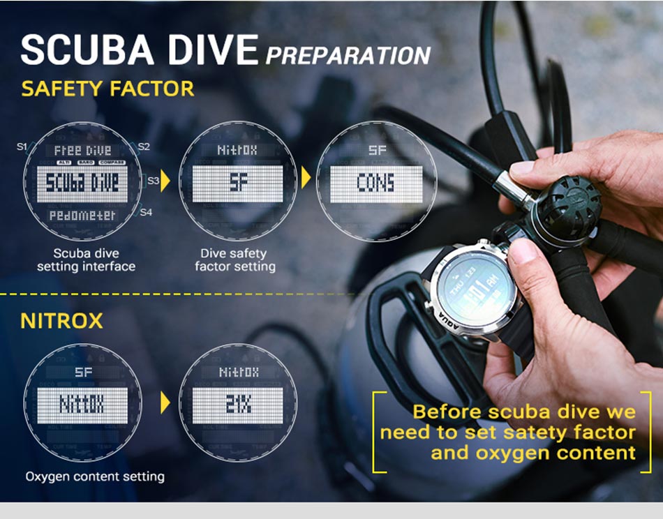 AQUA 100 Meter Dive Watch