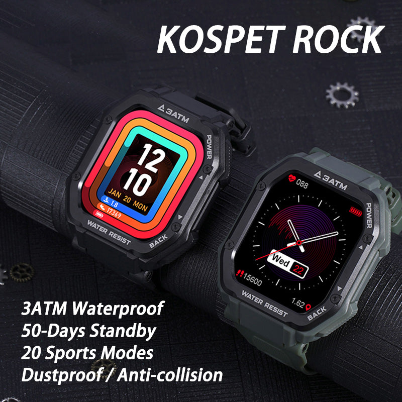 KOSPET ROCK Waterproof Smartwatch