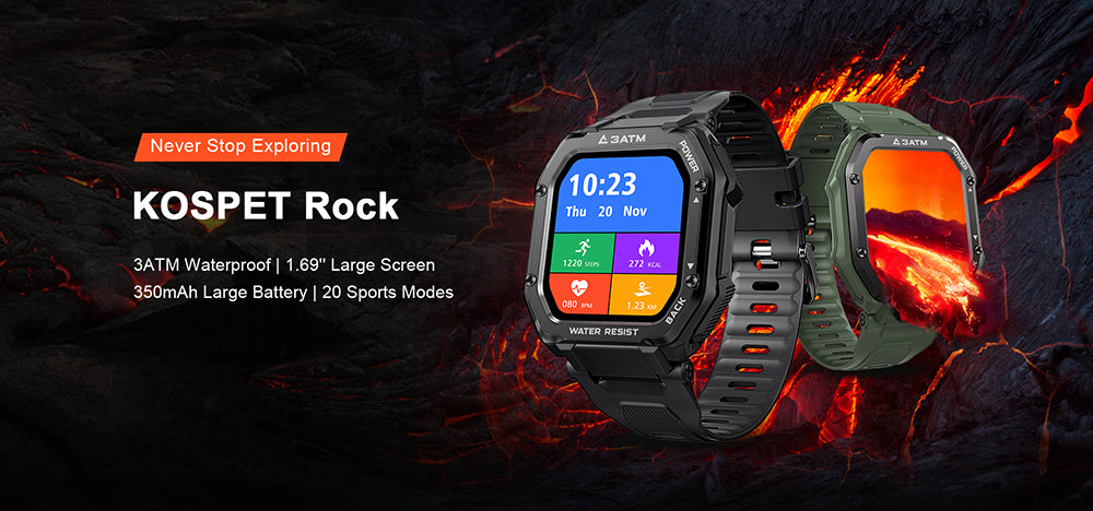 KOSPET ROCK Waterproof Smartwatch