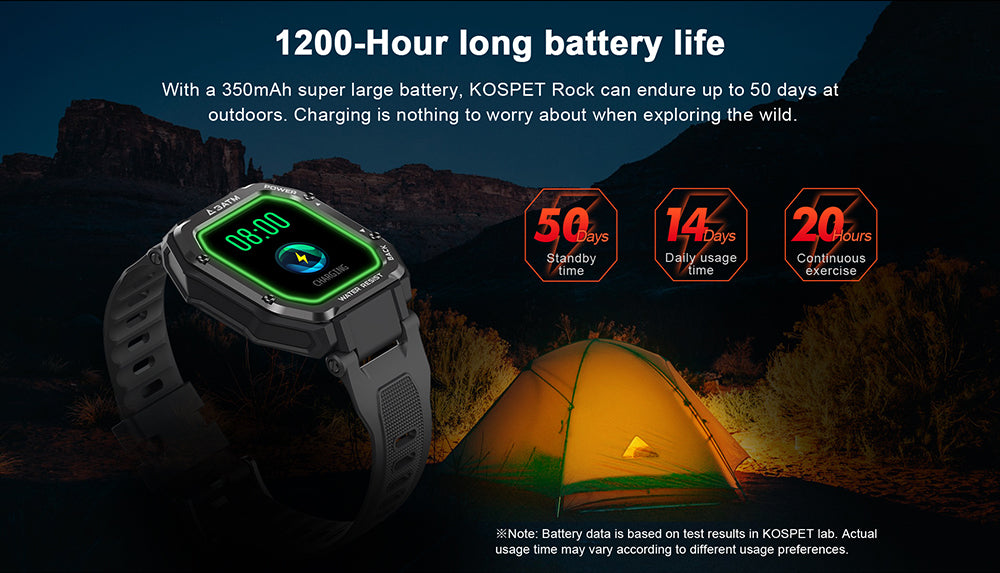 KOSPET ROCK Waterproof Smartwatch