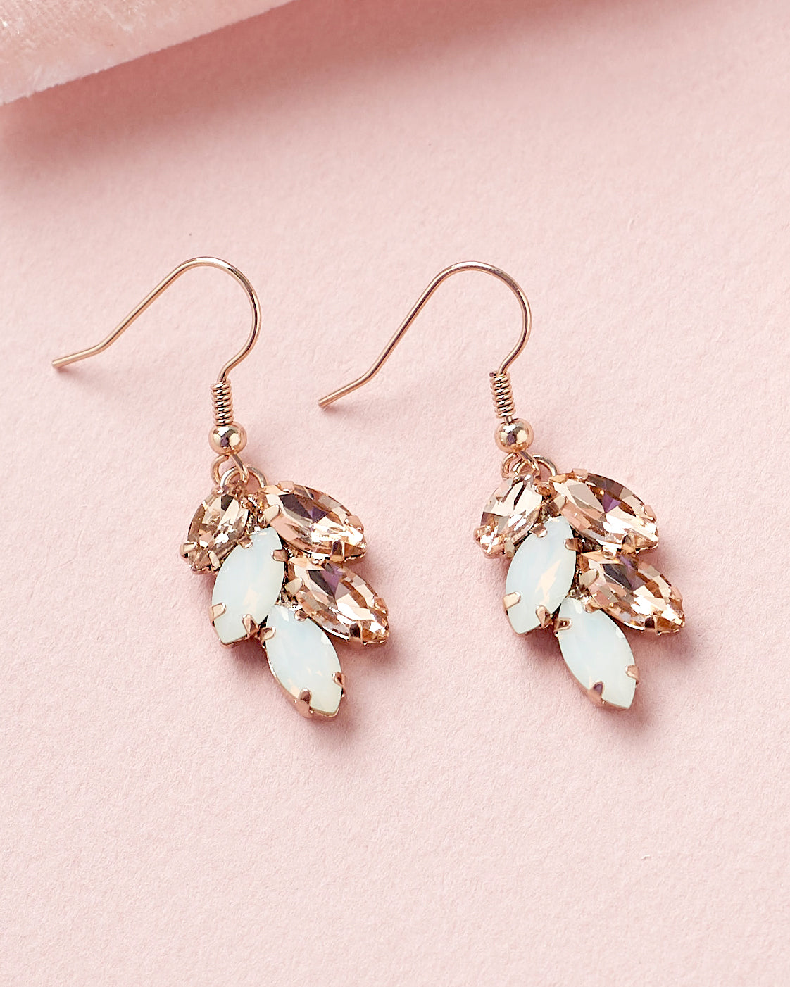 Dani Rose Gold & Opal Earrings