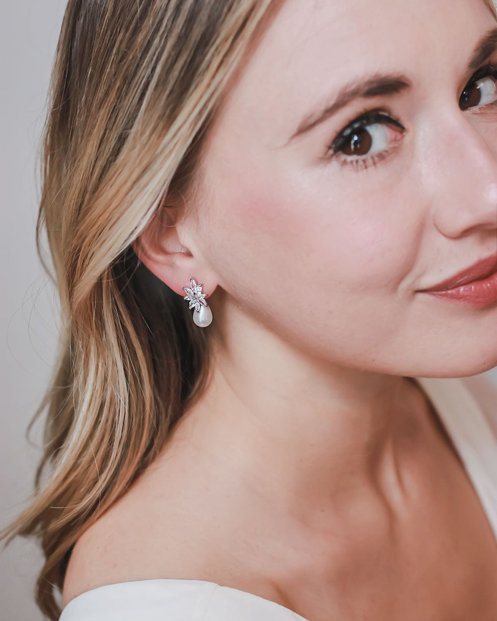 Elsie Freshwater Pearl Drop Earrings