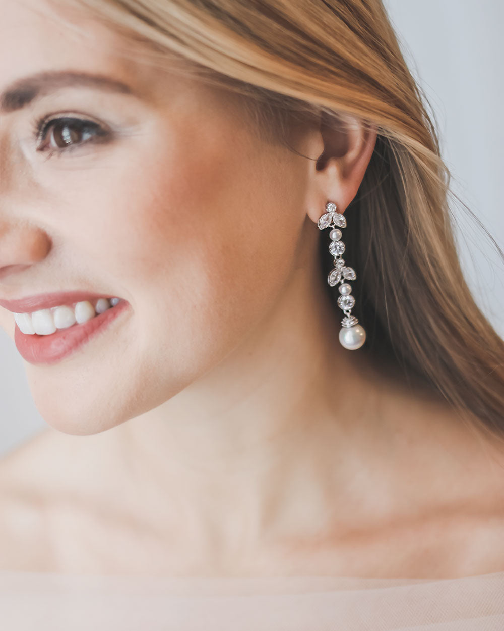 Sabrina Pearl Drop Earrings