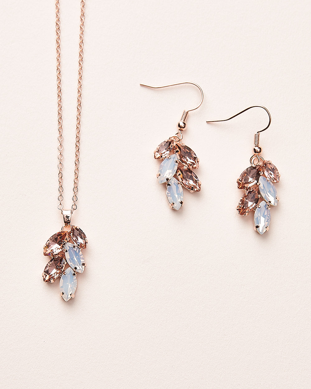 Dani Bridesmaid Jewelry Gift Set - Rose Gold