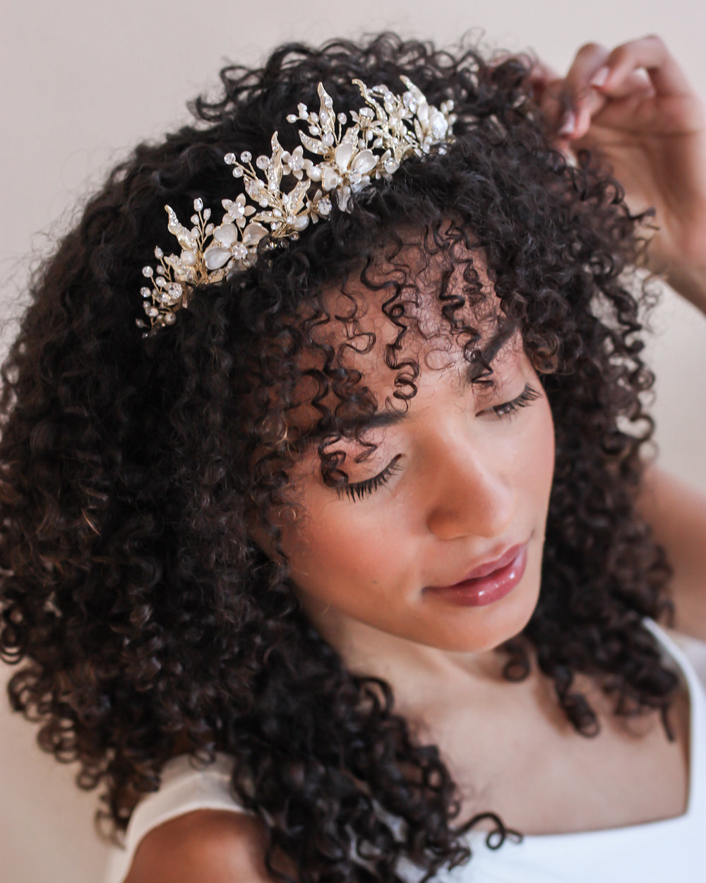 Ava Floral Bridal Tiara