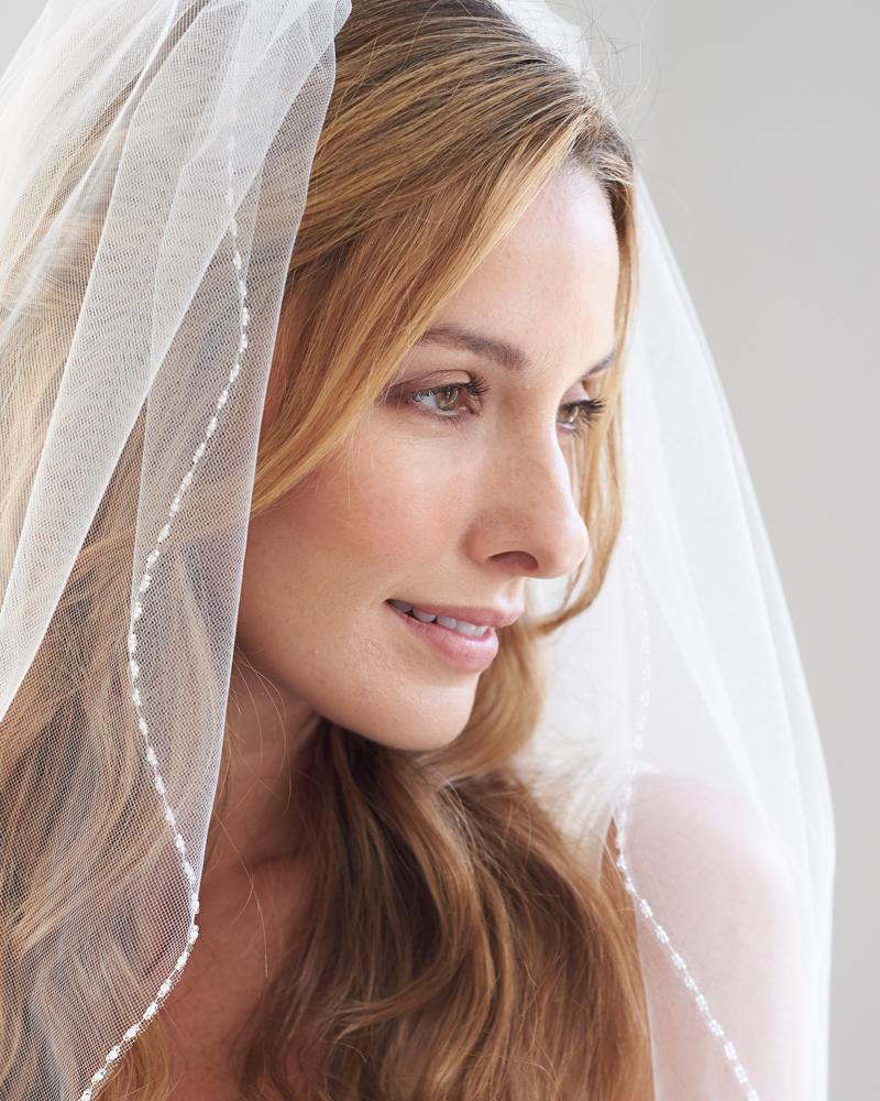 Clara Delicate Beaded Veil