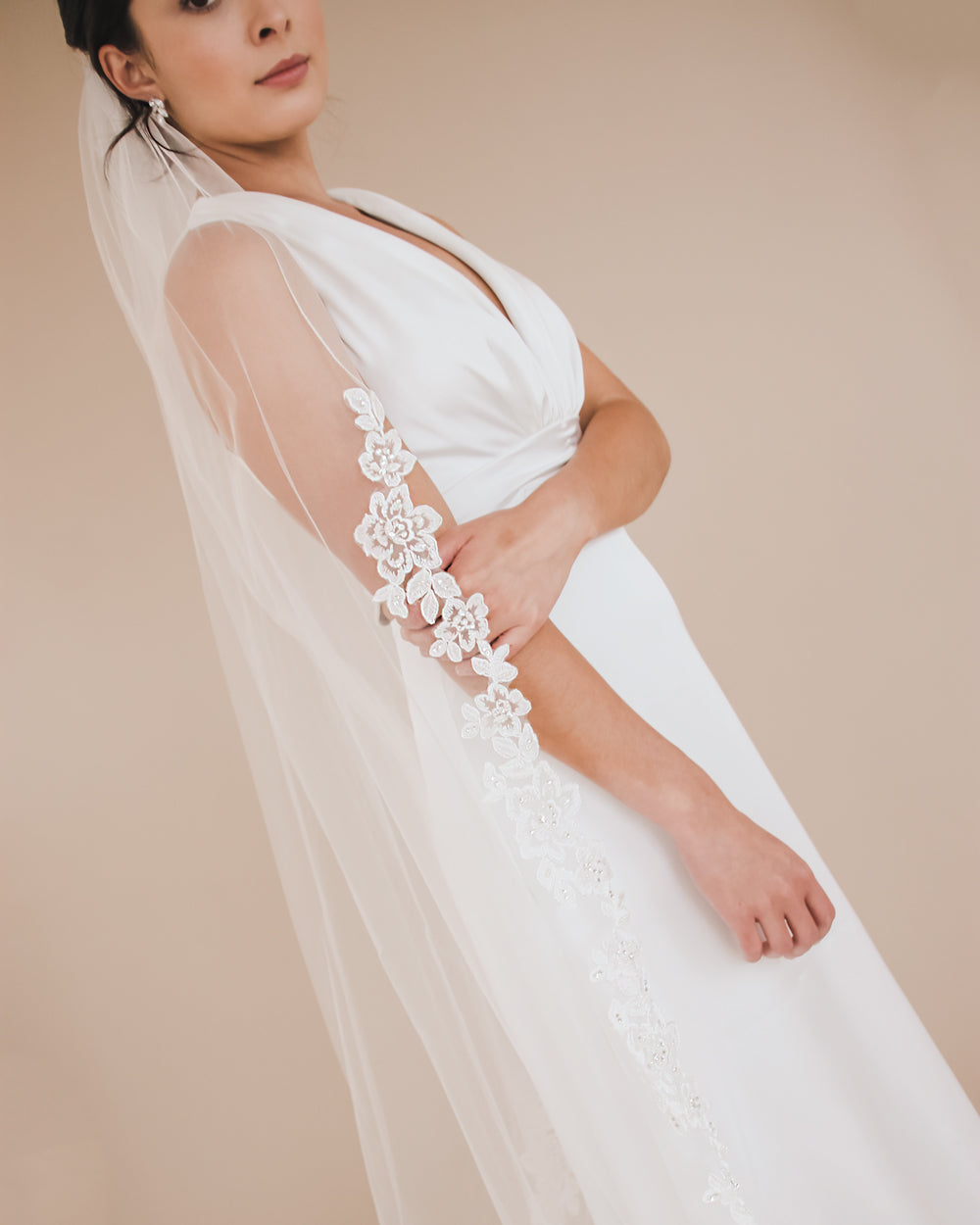 Althea Lace Cathedral Wedding Veil