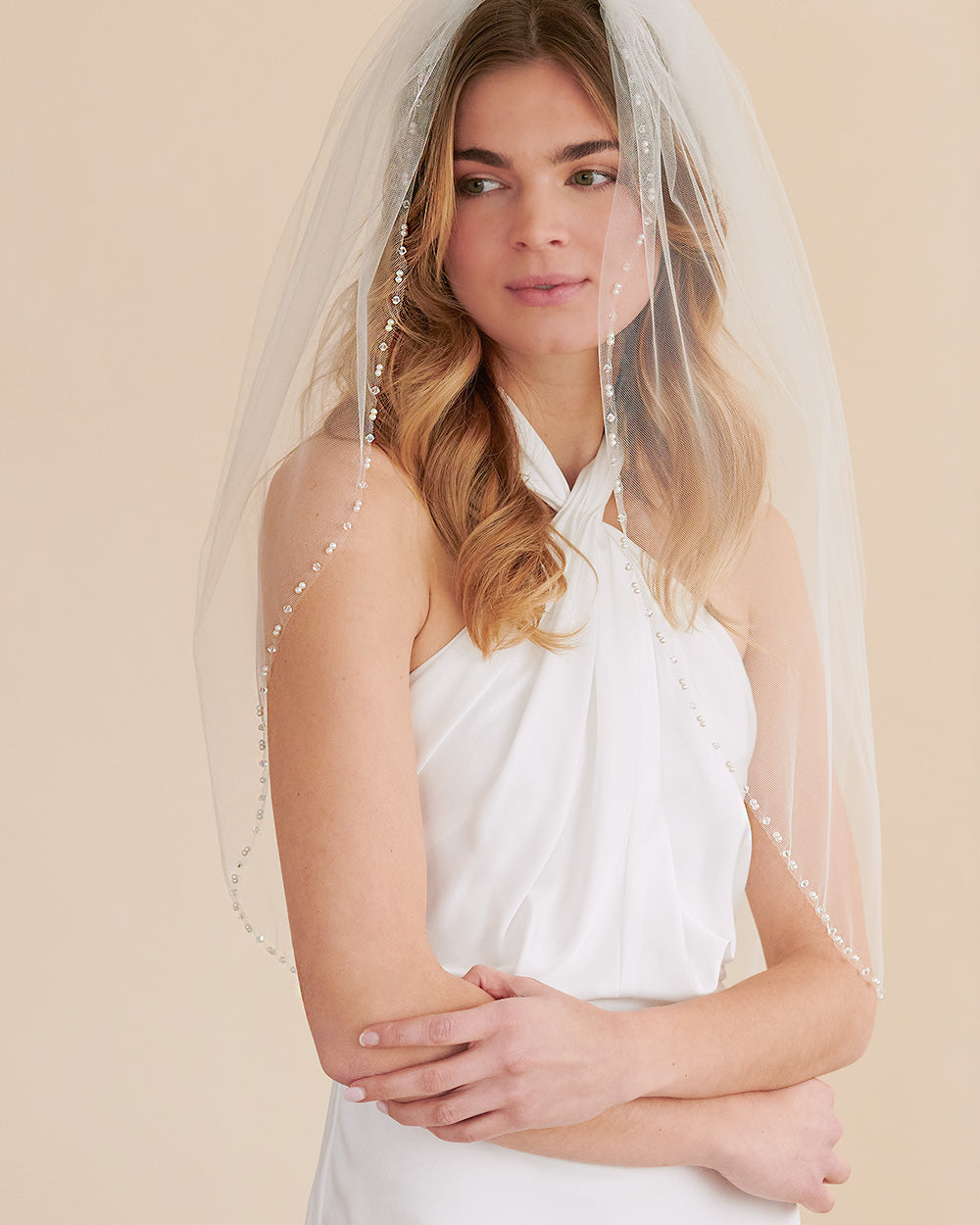 Claire Pearl Wedding Veil