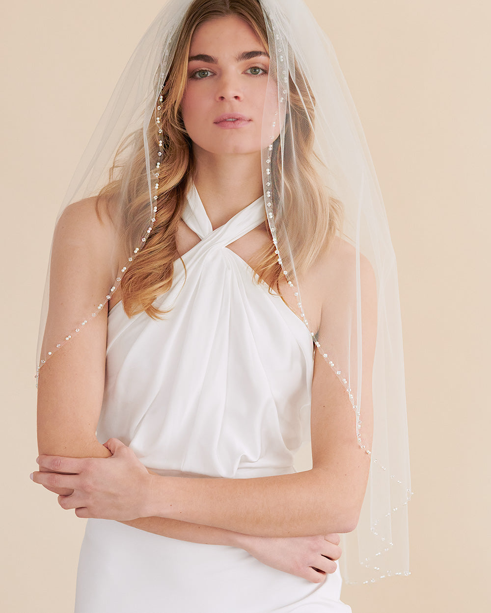 Claire Pearl Wedding Veil