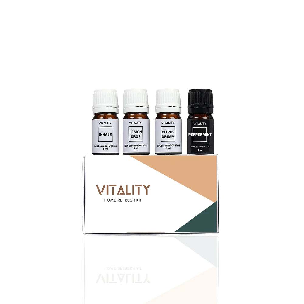 The Home Refreshing Aromatherapy Essential Oil Kit by Vitality