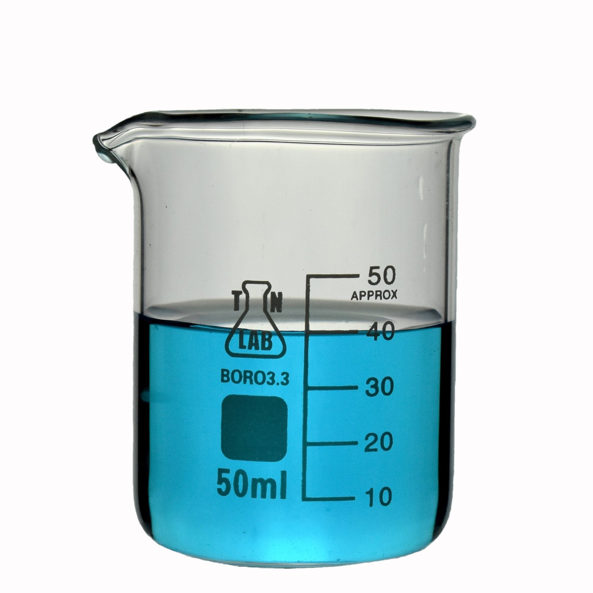 TN Lab Beaker Set Borosilicate Glass 3-Piece SET 50-100-250ml