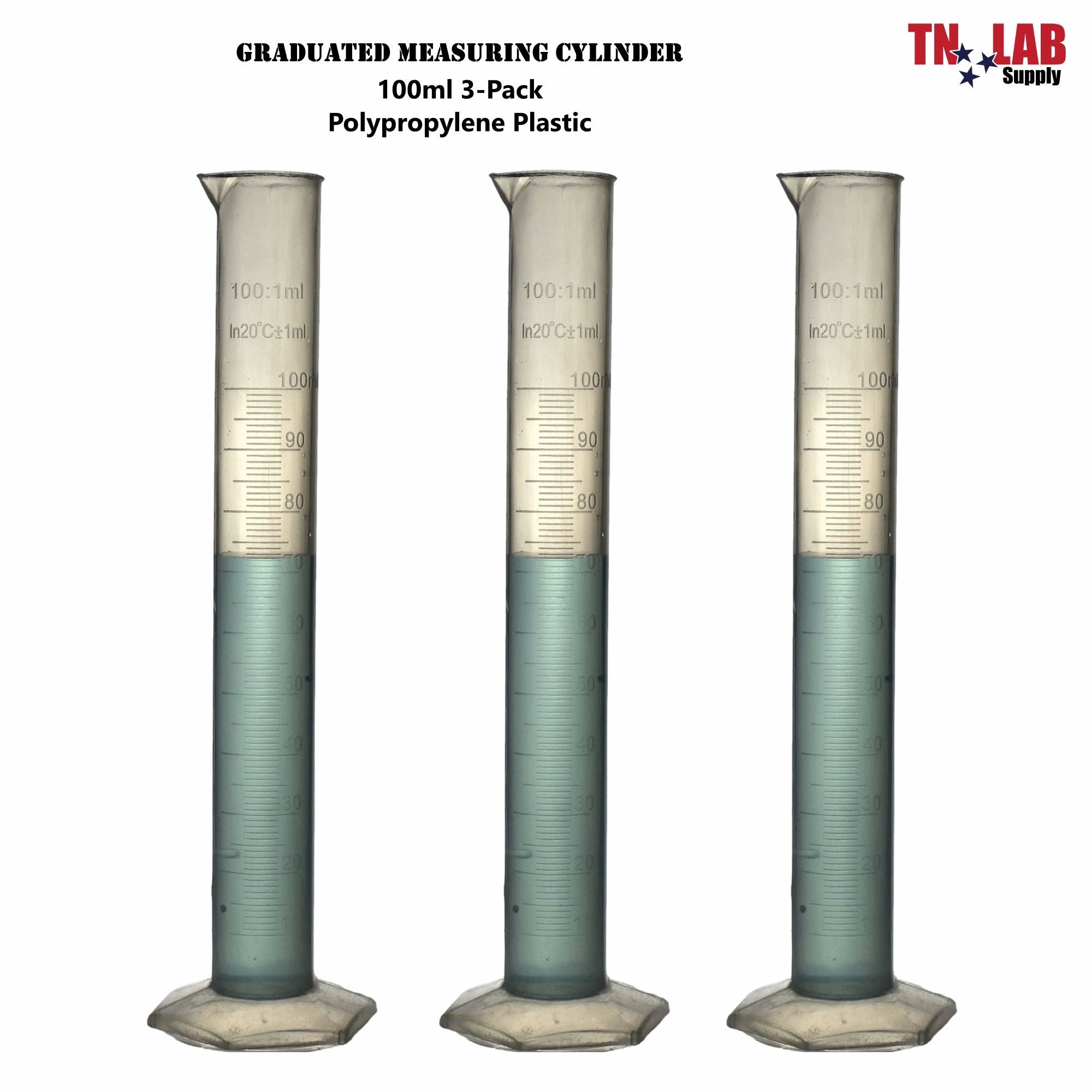 Graduated Measuring Cylinder Polypropylene 100 ml