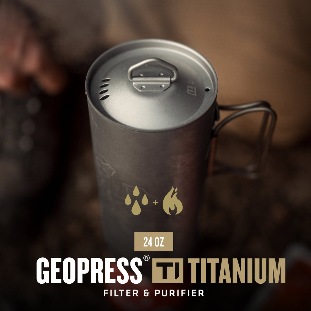 GeoPress Titanium - Multi-Use Purifier & Cooking Vessel