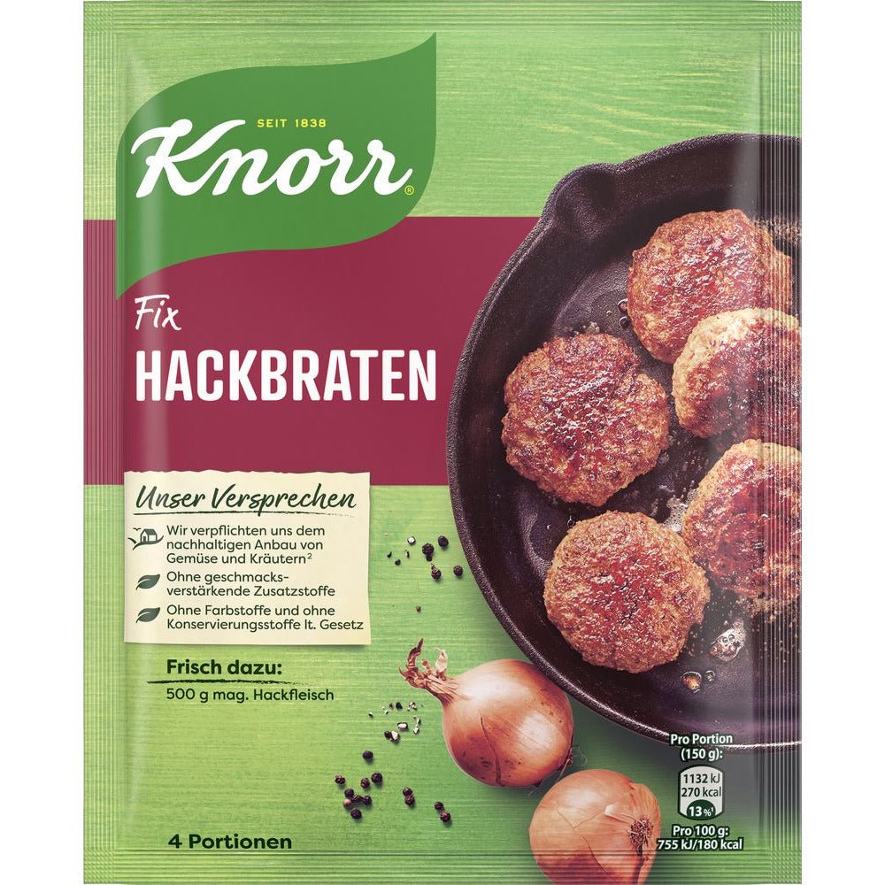 Knorr Spices for Hackbraten