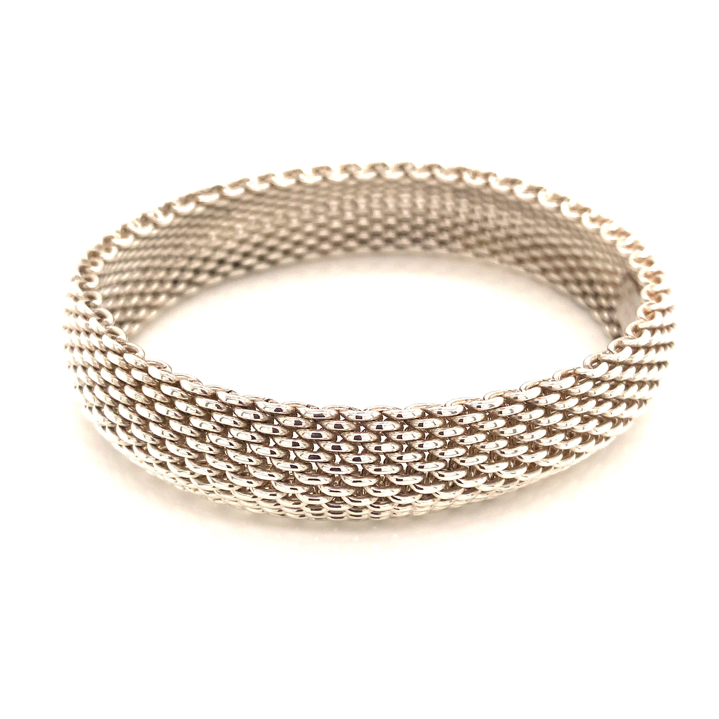 Tiffany & Co Estate Somerset Mesh Bracelet 7.5