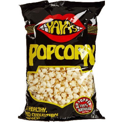 Ya Popcorn W/Salt  - Case Of  12 X 7 Oz    - Yaya`S Outrageous Food