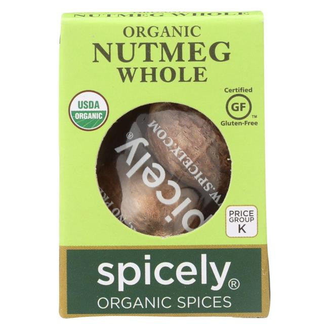 Og2 Spicely Nutmeg Whole  - Case Of  6 X 0.1 Oz    - Spicely Organics