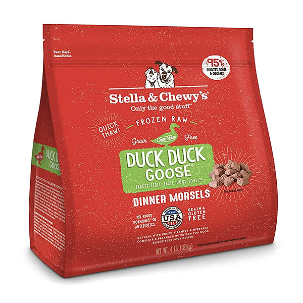 Duck Duck Goose Grain-Free Frozen Raw Dinner Morsels Dog Food