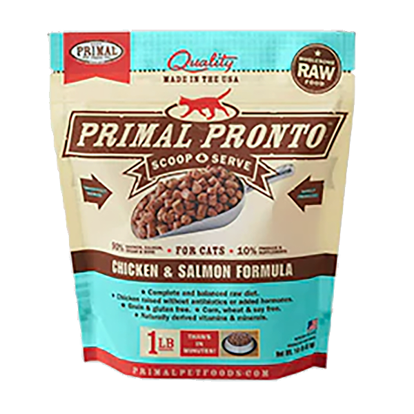 Pronto Chicken & Salmon Formula Frozen Raw Cat Food