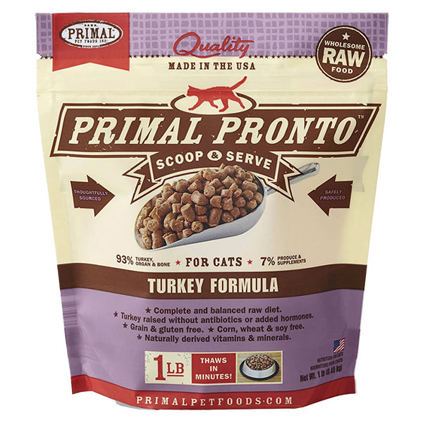 Pronto Turkey Formula Frozen Raw Cat Food