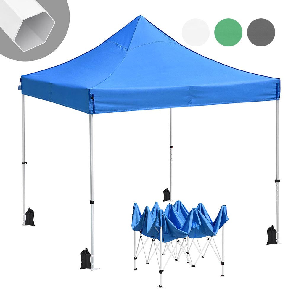  InstaHibit Waterproof Pop Up Canopy 10x10 Comml. Instant Canopy CPAI-84 