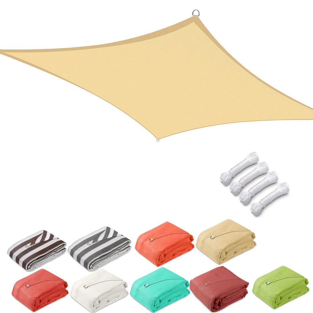  TheLAShop 13'x19' Rectangle Sun Shade Sail Outdoor Patio Canopy 