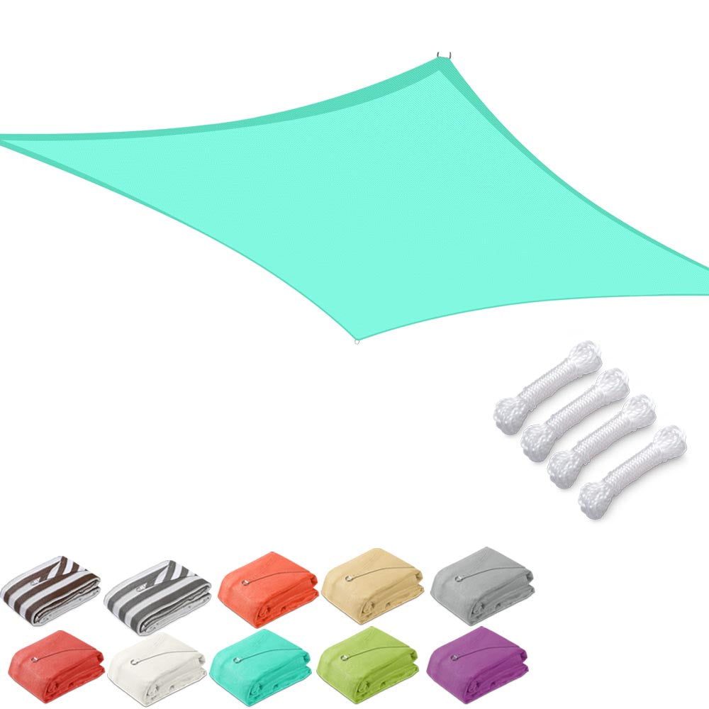  TheLAShop 16'x12' Rectangle Outdoor Sun Shade Sail Canopy 