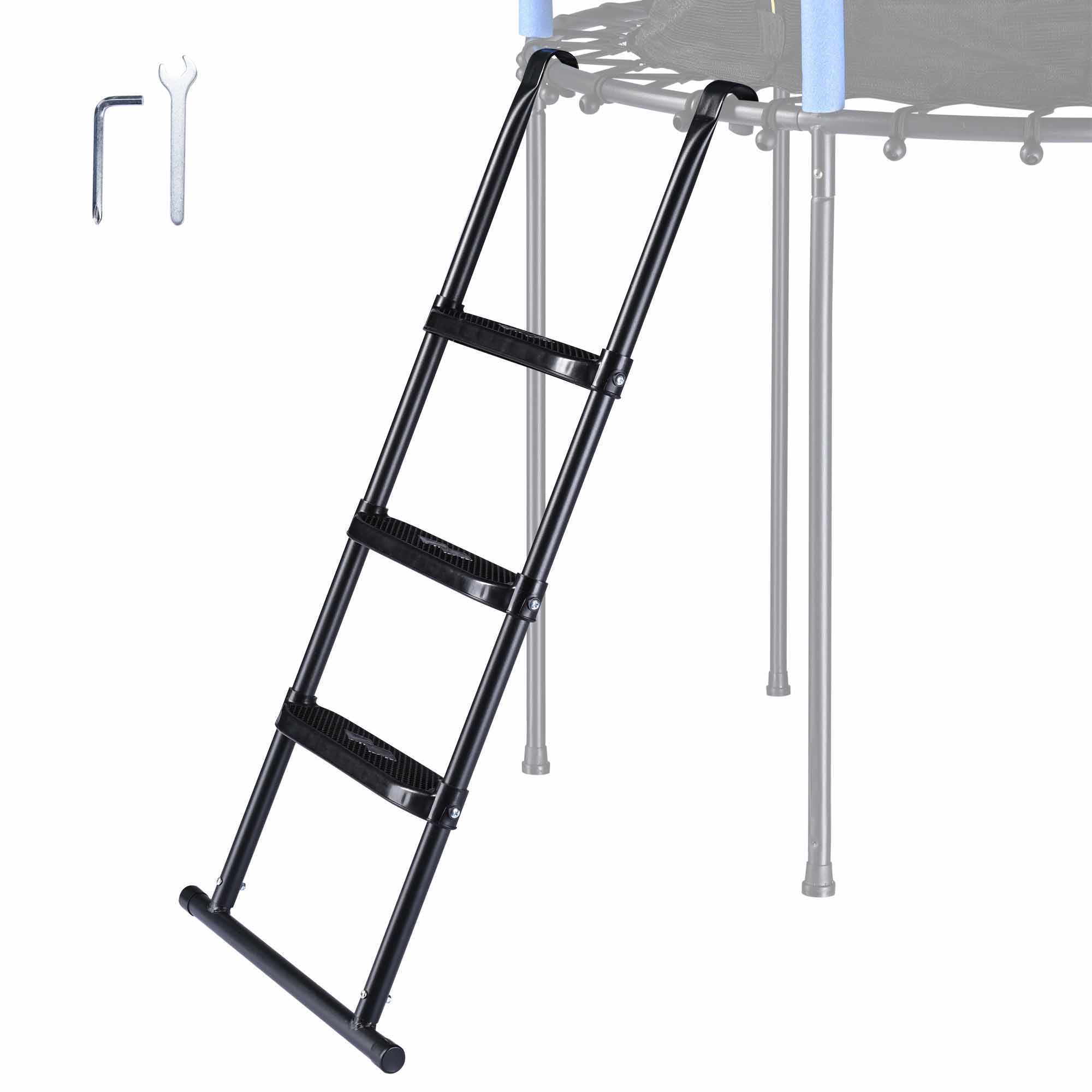  TheLAShop Trampoline Ladder Non-slip 3 Wide-Step 43-inch 