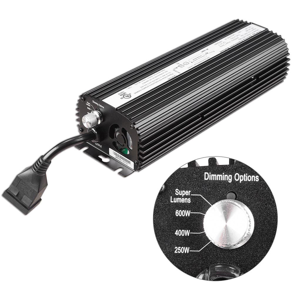  TheLAShop 600w Digital Dimmable Ballast for MH HPS Grow Light System 