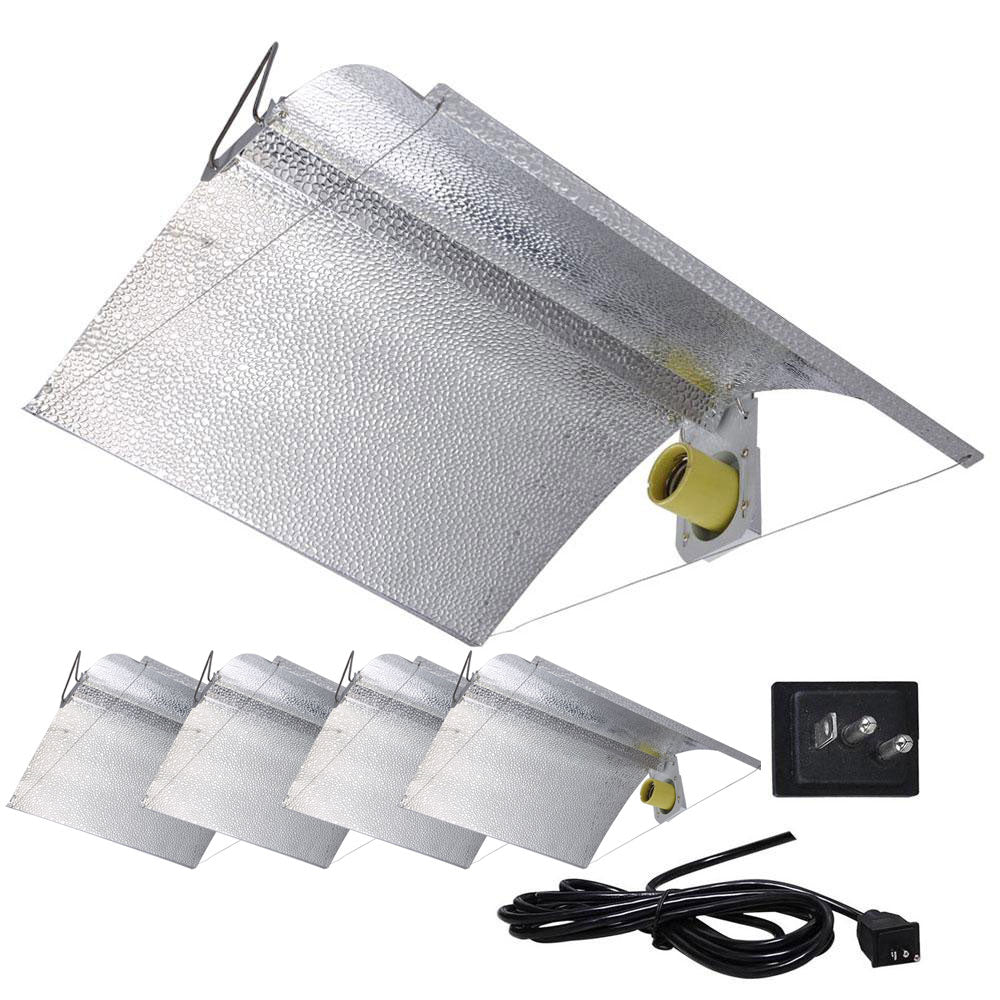  TheLAShop Set(5) 27"x18" XL Adjustable Wing Grow Lights Reflector Hoods 