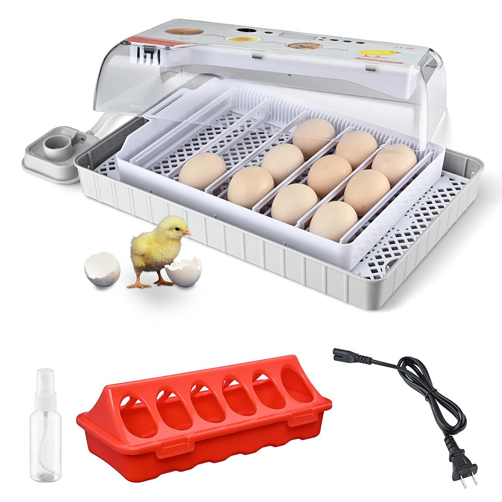  TheLAShop 12 Chicken Egg Incubator Auto Turn with Candler 