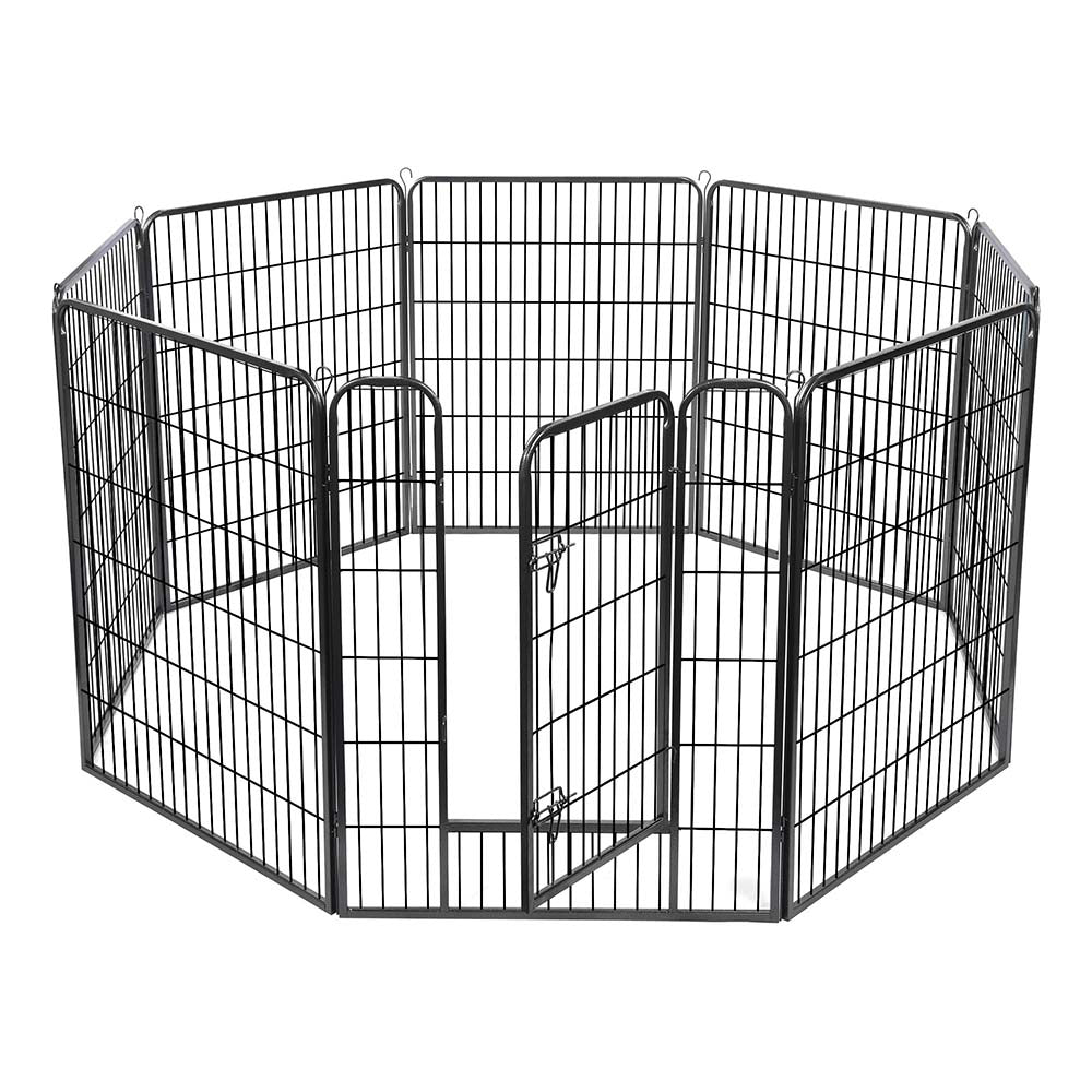  TheLAShop Heavy Duty Dog Kennel Playpen 40"H 8-Panel 22sq. Ft 