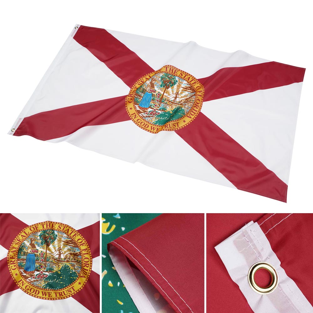  TheLAShop Outdoor Florida Flag Double Sided Printing 3x5 ft 