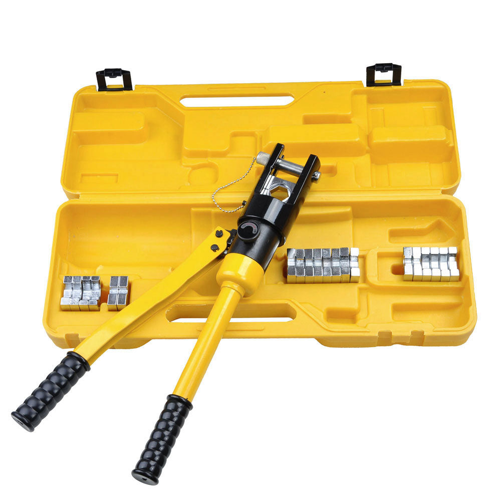  TheLAShop 16 Ton 11 Dies Hydraulic Wire Terminal Battery Cable Crimper 